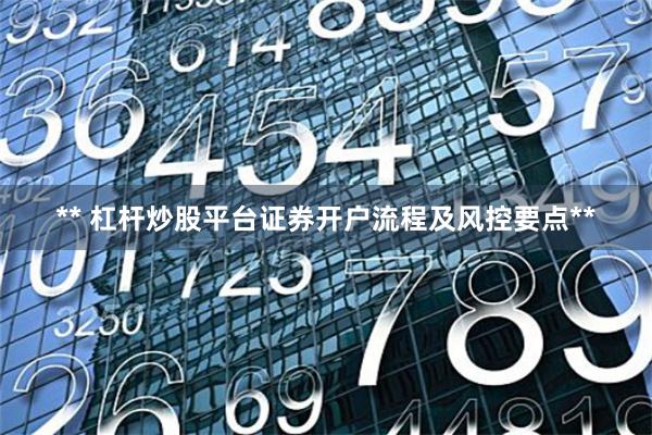 ** 杠杆炒股平台证券开户流程及风控要点**